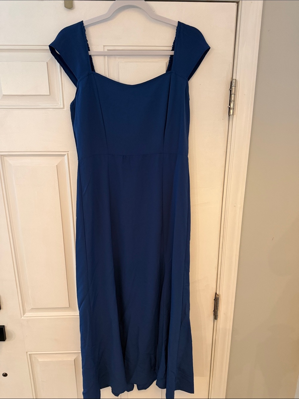 Jessica Simpson Royal Blue Maxi Dress with Wide Straps